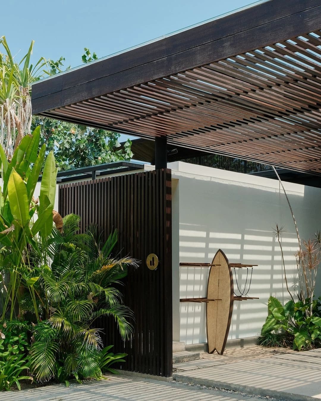Detalhe externo da Casa Pátio